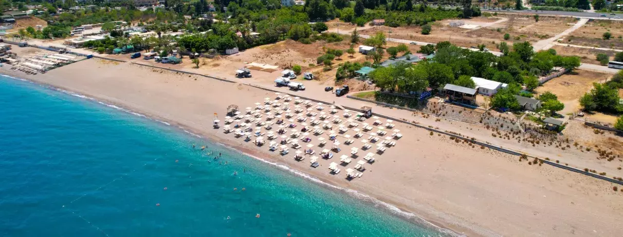 vue d'ensemble plage