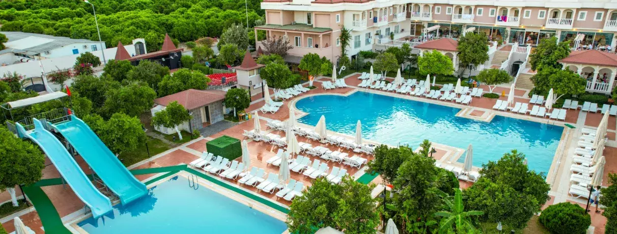 vue d'ensemble hôtel