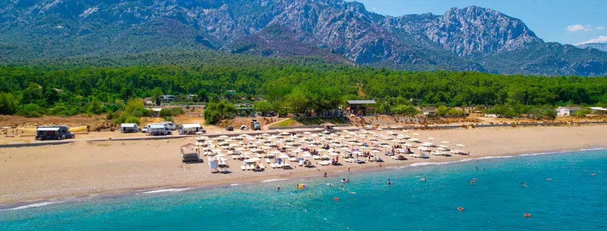 vue d'ensemble plage 