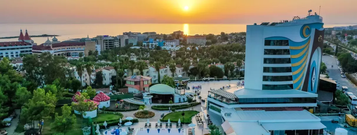 vue d'ensemble hôtel