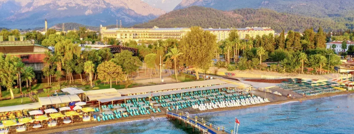 vue d'ensemble hôtel