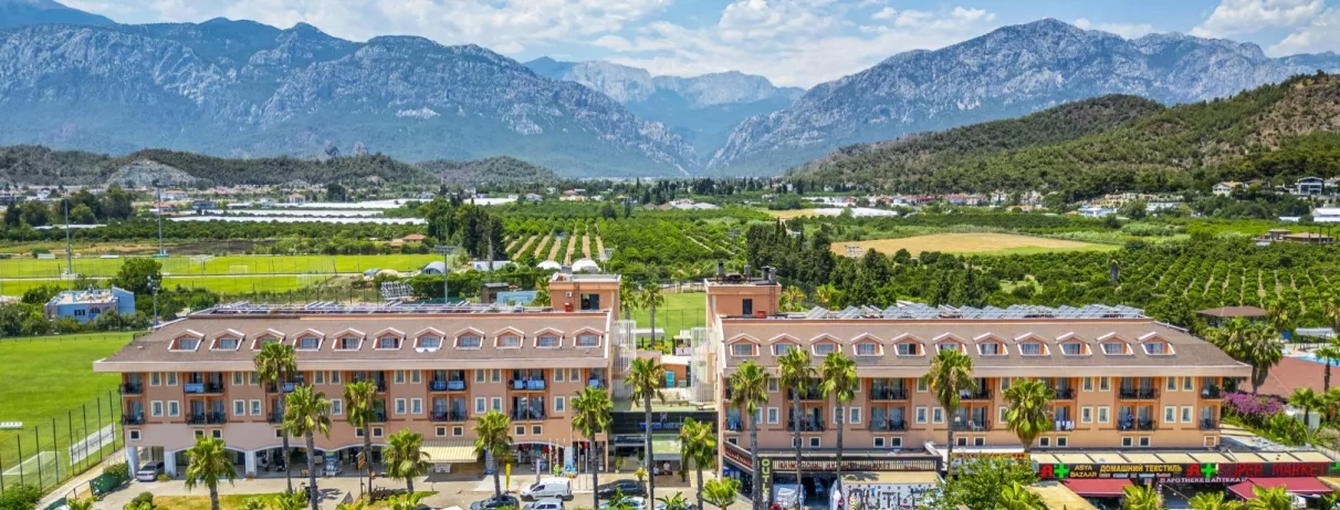 vue d'ensemble hôtel 