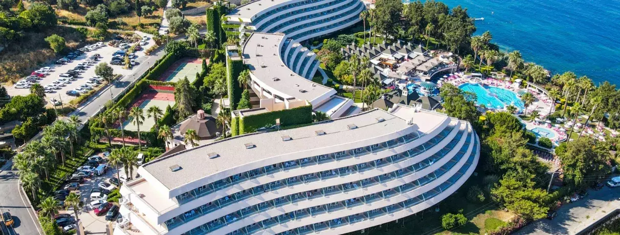 vue d'ensemble hôtel