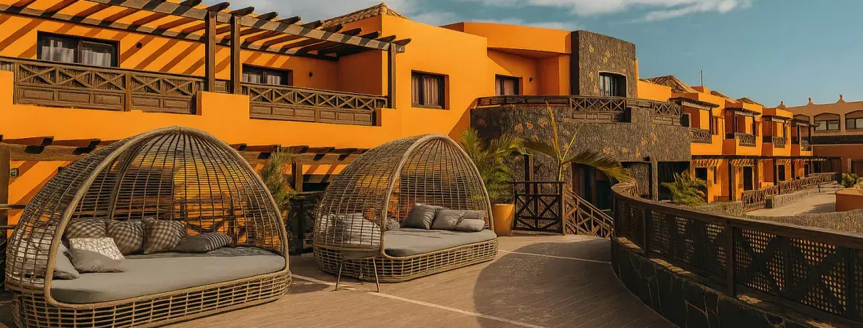 lit balinais situé sur la terrasse