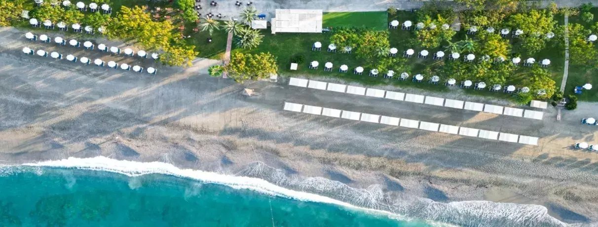 vue d'ensemble plage 