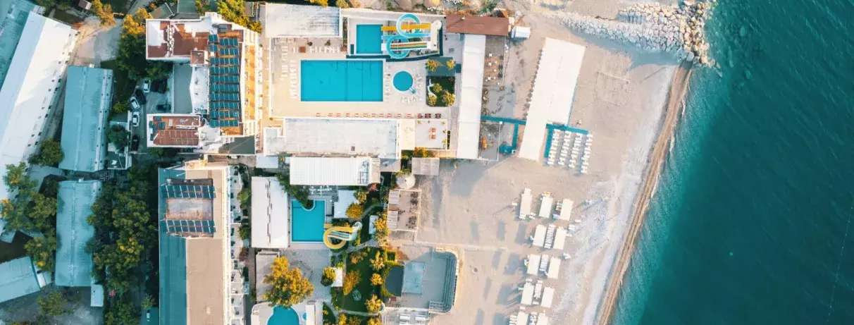 vue d'ensemble hôtel 