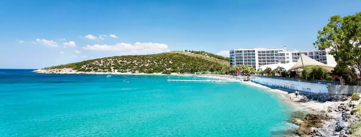 vue d'ensemble plage