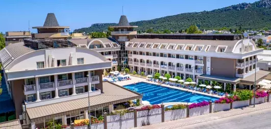 vue d'ensemble hôtel