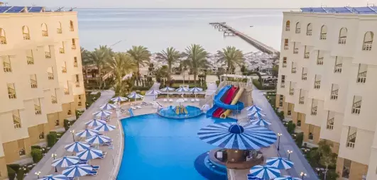 vue d'ensemble hôtel 