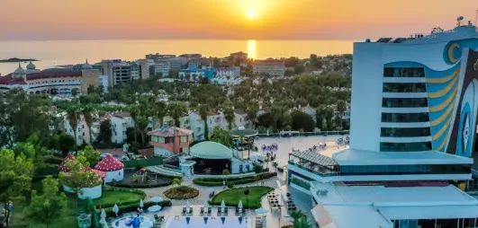 vue d'ensemble hôtel