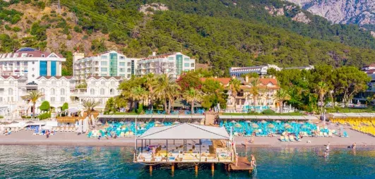 vue d'ensemble hôtel 