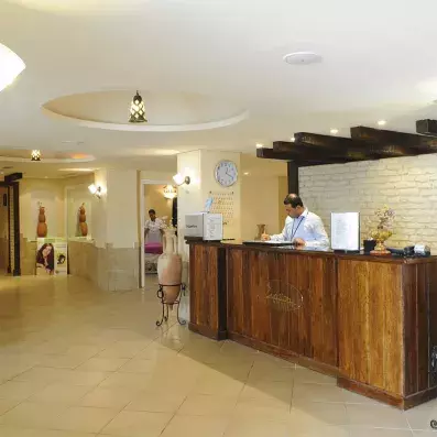 réception centre de spa