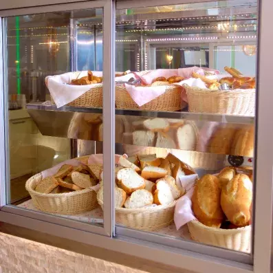 buffet avec une partie sur le pain