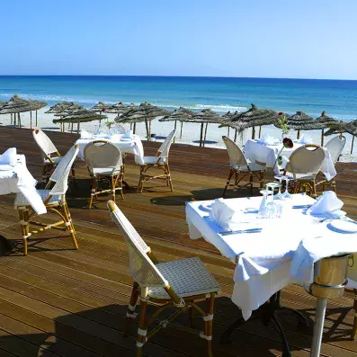terrasse restaurant plage