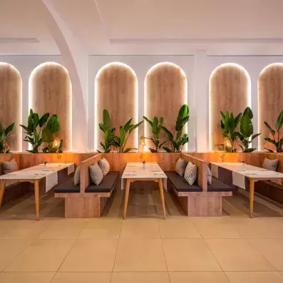 salle de restaurant à la carte intérieur