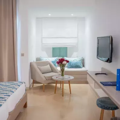 chambre avec canapé 