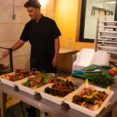 buffet avec serveur 