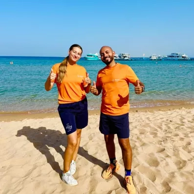 animateurs à la plage
