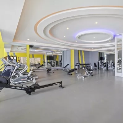 salle de sport plafond style galaxie 