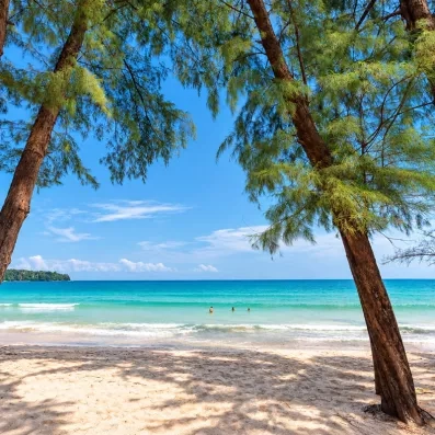 plage de sable fin