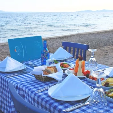 table dressée