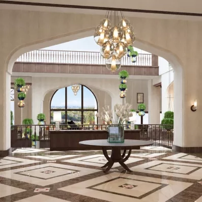 Réception hôtel 5 étoiles Hurghada, séjour haut de gamme au Steigenberger Aqua Magic sur la Mer Rouge