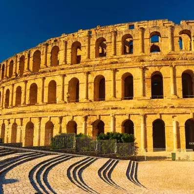 Excursion à l’amphithéâtre d’El Djem depuis Mahdia, monument romain classé au patrimoine mondial de l’UNESCO